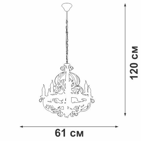 Люстра 8xE14макс. 40Вт Vitaluce V1166/8 фото 2 Люстра 8xE14макс. 40Вт Vitaluce V1166/8 фото 2
