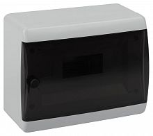 Корпус пластиковый навесной ЩРН-П-8 ЭРА COMFORT IP41 прозр. крышка бел. ЭРА Б0067224