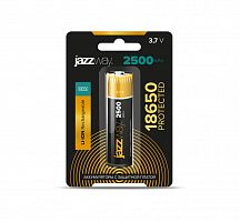 Аккумулятор 18650 3.7В Li-Ion 2500мА.ч с защитой (блист. 1шт) JazzWay 5059849