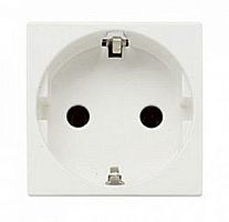 Механизм розетки Zenit 16А 250В с заземл. бел. ABB 2CLA228860N1101