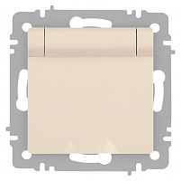Розетка Accent 6-203-02 2P+E Schuko с крышкой 16А-250В IP20 СУ сл.кость Intro Б0063716
