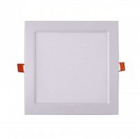 Светильник светодиодный PPL-S WH 18Вт 6500К IP40 220мм ДВО встраив. ультратонкий квадрат JazzWay 5009752A