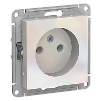 Механизм розетки 1-м СП AtlasDesign 16А без заземл. жемчуг SchE ATN000441