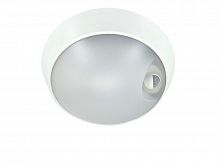 Светильник светодиодный WP 15 C 12W OP 840 D220 WH MDM 220х80мм 12Вт 4000К IP65 ЖКХ круглый пылевлагозащ. с датчиком движения бел. Русский Свет 15071523453
