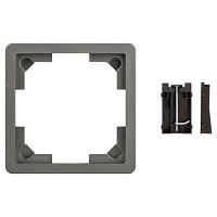 Люк 18-7001-03 комплект для установки люка IP66 в фальш-пол (рамка+монтаж. лапки) сер. Эра Б0063310
