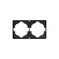 Рамка 2-м ROUND MIELE оникс Kranz KR-78-0752-3