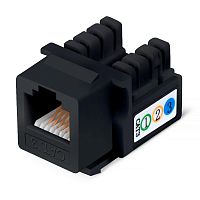 Вставка Keystone Jack RJ12 (6P6C) угол 90град. 110 IDC черн. Cabeus 9481c