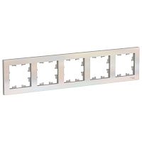 Рамка 5-м AtlasDesign универс. жемчуг SchE ATN000405