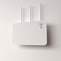 Держатель для хранения роутера с регулировкой размеров настенный бел. Rexant 38-0714