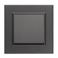 Выключатель 1-кл. СП Karea 10А IP20 дым. металлик Makel 56050001