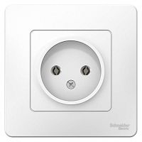 Розетка 1-м СП BLANCA 16А 250В без шторок без заземл. бел. SchE BLNRS000011