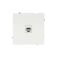 Розетка компьютерная 1-м KANT RJ45 кат.5E без шторки бел. песок DKC 7010663