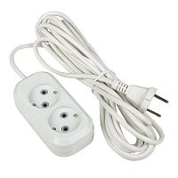 Удлинитель 2х2м без заземл. 10А IP20 Эксперт 2.2кВт ПВС 2х0.75 PROxima EKF UBA10-275-2-02