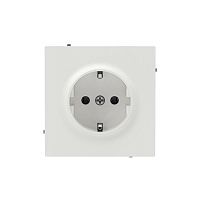 Розетка силовая KANT 2P+E без шторки бел. песок DKC 7010033