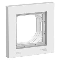 Рамка 1-м AtlasDesign Aqua IP44 бел. SchE ATN440101