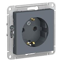 Механизм розетки 1-м СП AtlasDesign 16А с заземл. грифель SchE ATN000743