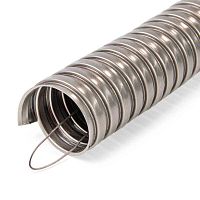 Металлорукав из нерж. стали МР (INOX) 18 с протяжкой (уп.50м) Fortisflex 83662