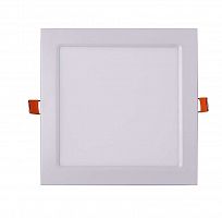 Светильник светодиодный ультратонкий встраив. PPL-S 15Вт 6500К IP40 WH 190мм квадрат Jazzway 5008403A