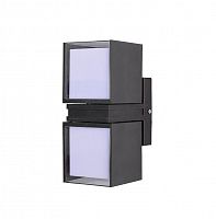 Светильник светодиодный архитектурный PWL-23095 2х8Вт 4000К BL IP54 фасадный исполнение двухсторон. черн. Pro JazzWay 5053151