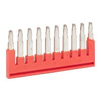 Перемычка втычная для ST/Push-in 2.5 10PIN (уп.10шт) EKF plc-per-st-10PIN-2.5