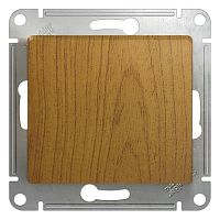 Механизм выключателя 1-кл. СП Glossa 10А IP20 (сх. 1) 10AX дуб SchE GSL000511