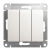 Механизм выключателя 3-кл. СП Glossa 10А IP20 (сх. 3) 10AX перламутр SchE GSL000631