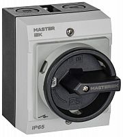 Переключатель кулачковый 10А (сх. 90) в боксе закрытая рукоятка IEK MI-CS21-010-090