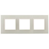 Рамка 3-м Elegance 14-5103-02 стекло слон. кость Эра Б0059171