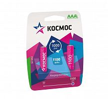 Аккумулятор R03 NI-MH 1100мА.ч (блист.2шт) Космос KOCR03NIMH(1100MAH)