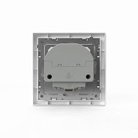 Розетка 1-м СП Pixel с заземл. с 2-мя заряд. устр. USB тип A+C IP20 механизм бел. TOKOV ELECTRIC TKE-PX-R1U2AC-C01