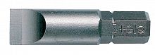 Бита специальная плоская шлицевая Industrial SL5.5х1.0 длина 32мм посадка С8 5/16дюйм (уп.10шт) FELO 07052410