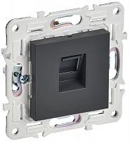 Розетка компьютерная RJ45 кат.5E SKANDY SK-K01T титан IEK SK-K10-1-K48