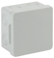 Коробка распаячная ОП КОР 80х80х50мм без гермовводов 7 входов IP54 Эра Б0037442