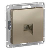 Механизм розетки компьютерной AtlasDesign RJ45 шампань SchE ATN000583