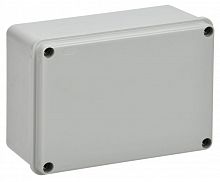 Коробка распаячная ОП 150х110х85 IP55 КМ41262 сер. IEK UKO11-150-110-085-K41-55S