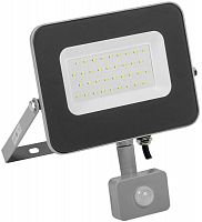 Прожектор СДО 07-30Д LED 30Вт IP44 6500К с датчиком движ. сер. IEK LPDO702-30-K03