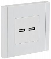 Розетка USB A+A 3.1А FORTE&PIANO FP249 бел. IEK FP-U21-D31-K01