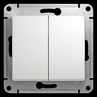 Механизм выключателя 2-кл. СП Glossa 10А IP20 (сх. 5) 10AX бел. SchE GSL000151