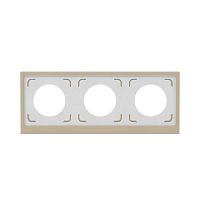 Рамка 3-м KANT IP44 ванильн. марципан DKC 7015946