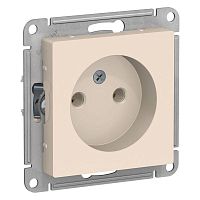 Механизм розетки 1-м СП AtlasDesign 16А без заземл. беж. SchE ATN000241