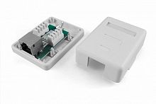 Розетка компьютерная 1-м ОП Dual IDC SB1-1-8P8C-C5e-SH-WH RJ45 (8P8C) кат.5E экранир. Hyperline 430229