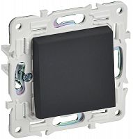 Выключатель 1-кл. SKANDY 10А SK-V01G графит IEK SK-V10-0-10-K53