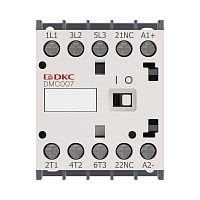 Миниконтактор YON DMC007 7A 3кВт AC3 3P кат. 380В AC 1НО YON DMC007-3C10A380