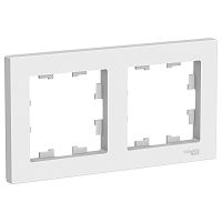 Рамка 2-м AtlasDesign универс. бел. SchE ATN000102