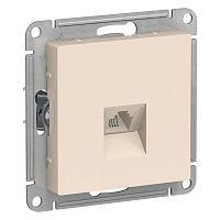 Розетка телефонная 1-м СП AtlasDesign RJ11 механизм беж. SchE ATN000281
