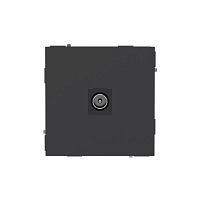 Розетка телевизионная одиночная TV KANT черн. уголь DKC 7012503