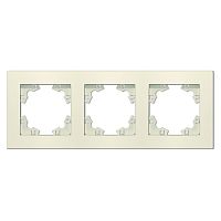 Рамка 3-м Афина универс. сл. кость (ivory) Universal A0045-I