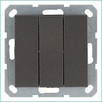 Выключатель 3-кл. 10А IP20 механизм мокко Jasmart G3031Z