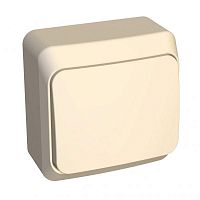 Выключатель 1-кл. ОП Этюд 10А IP20 крем. SchE BA10-001K
