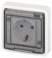 Розетка Эксперт 11-2521-01 2P+E IP55 16А-250В СУ бел. Эра Б0063259